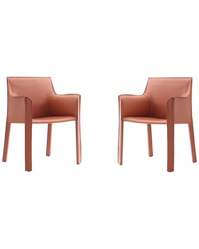 MANHATTAN COMFORT MANHATTAN COMFORT SET OF 2 VOGUE DINING CHAIRS