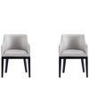 Manhattan Comfort Set Of 2 Gansevoort Armchairs