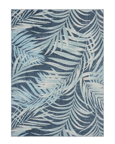 Tommy Bahama Malibu Palm Springs Indoor/outdoor Rug In Navy