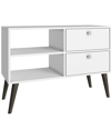 Manhattan Comfort Dalarna Tv Stand In White