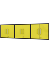 Manhattan Comfort Eiffel Floating Garage Cabinet In Matte Black And