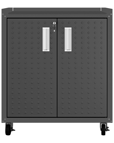 Manhattan Comfort Fortress Garage Cabinet In Black