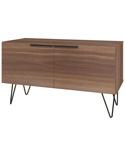 Manhattan Comfort Beekman 35.43 Accent Cabinet In Brown