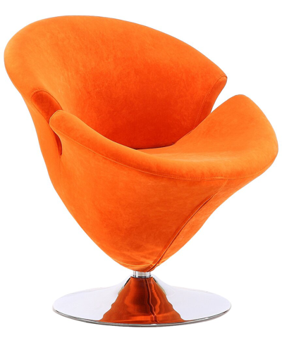 Manhattan Comfort Tulip Swivel Accent Chair