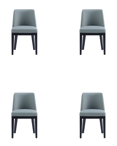Manhattan Comfort Set Of 4 Gansevoort Dining Chairs