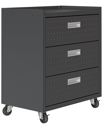 Manhattan Comfort Fortress Garage Cabinet In Black