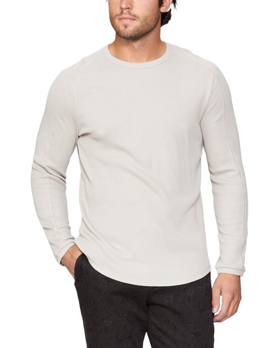Paige Weathered Stone Hughes Long Sleeved Tee In Grey