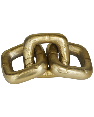 Peyton Lane The Novogratz Chain Gold Aluminum Sculpture