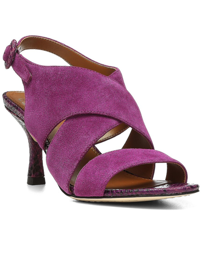 Donald Pliner Ianna Suede Sandal In Purple