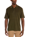 Rag & Bone Men's Harvey Knit Polo Sweater In Green