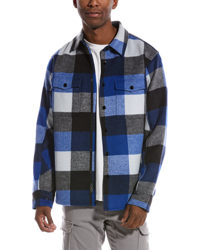 Rag & Bone Men's Wool Engineered Jack Shirt In Bluebuff