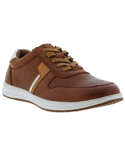 English Laundry Brady Leather Sneaker In Brown
