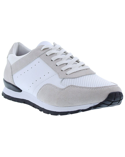 English Laundry Kenneth Leather & Suede Sneaker In White