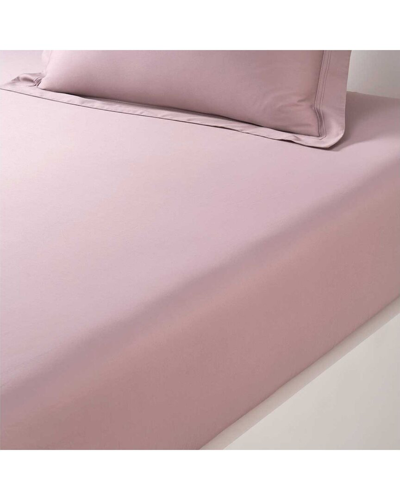 YVES DELORME YVES DELORME TRIOMPHE LILA FITTED SHEET