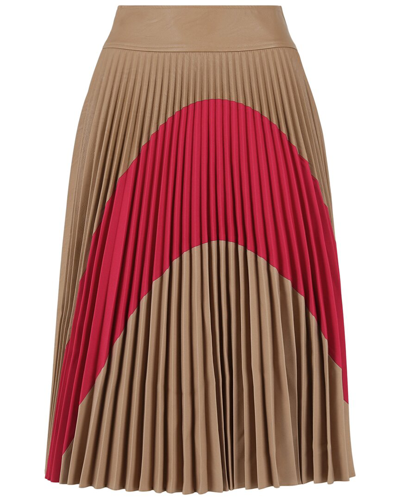 Stella Mccartney Carmen Pleated Skirt In Brown
