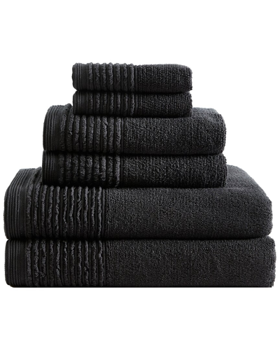 Vera Wang 6pc Sculpted Pleat Terry Towel Set