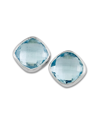 SAMUEL B. SAMUEL B. SILVER 5.14 CT. TW. BLUE TOPAZ STUDS