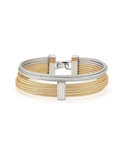 Alor Classique 18k 0.25 Ct. Tw. Diamond Bangle Bracelet
