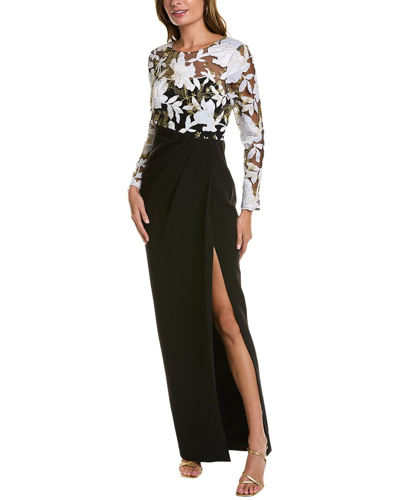 Marchesa Notte Gown In Black