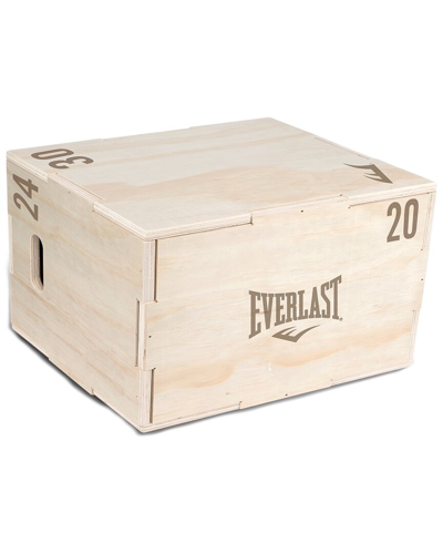 Everlast Wooden Plyo Box In Black