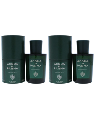 Acqua Di Parma Men's 3.4oz Colonia Club Edc Spray Pack Of 2