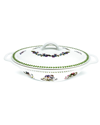 Portmeirion Botanic Garden Covered Oval Casserole In White