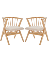 Safavieh Noah Spindle Dining Chair In Natural