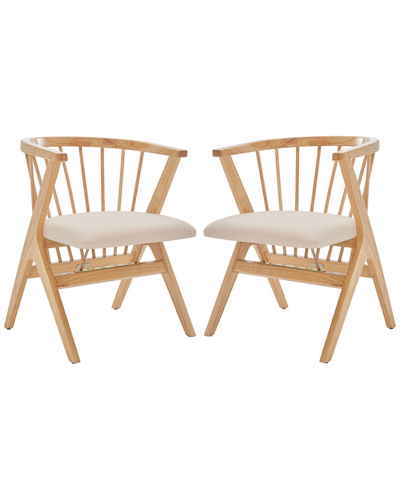 Safavieh Noah Spindle Dining Chair In Natural