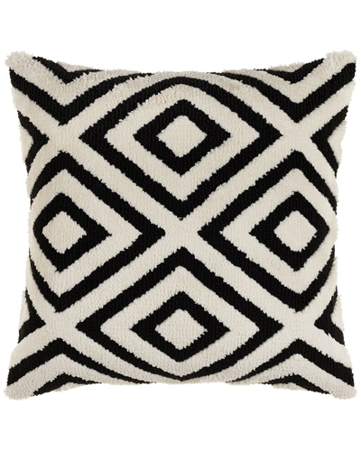 Surya Sheldon Pillow In Black