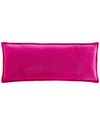 Surya Cotton Velvet Lumbar Pillow In Pink
