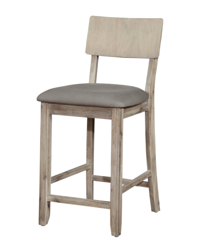 Linon Furniture Linon Jordan Counter Stool In Grey