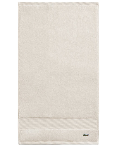 Lacoste Heritage Antimicrobial Hand Towel In White