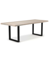 URBIA URBIA BROOKS 79IN U BASE DINING TABLE