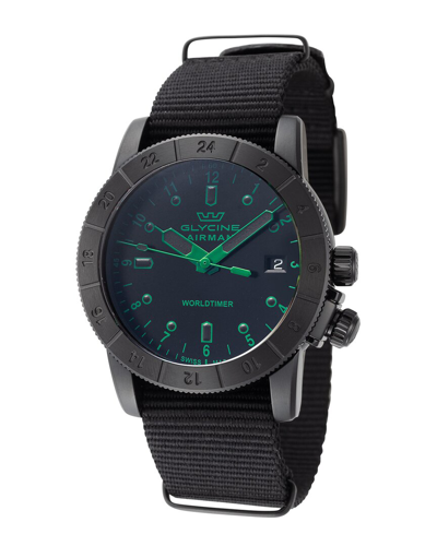 GLYCINE GLYCINE AIRMAN WORLDTIMER WATCH