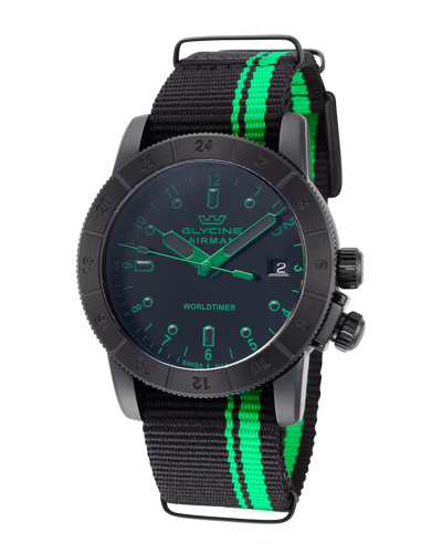 GLYCINE GLYCINE AIRMAN WORLDTIMER WATCH