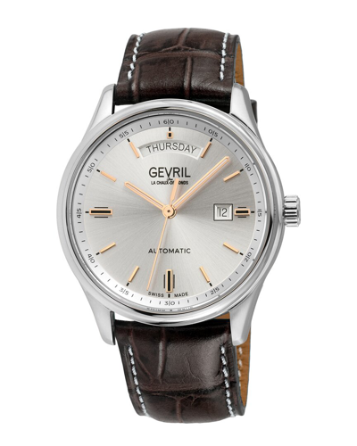 Gevril Excelsior In Brown / Gold Tone / Rose / Rose Gold Tone / Silver