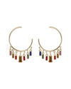 Eye Candy La Glass Crystal Jax Earrings