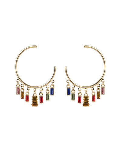 Eye Candy La Glass Crystal Jax Earrings