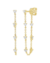 Sabrina Designs 14k 0.42 Ct. Tw. Diamond Chain Dangle Earrings