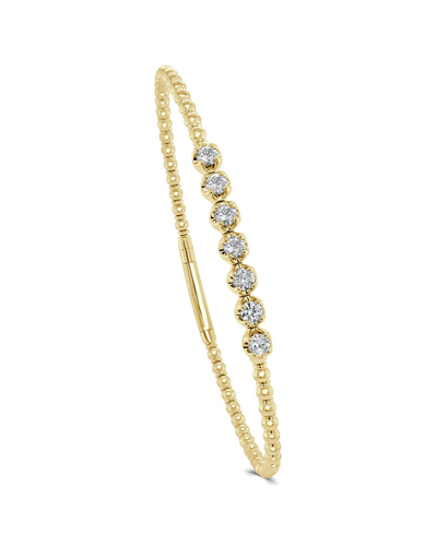Sabrina Designs 14k 0.56 Ct. Tw. Diamond Bangle Bracelet