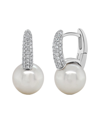 Sabrina Designs 14k 0.35 Ct. Tw. Diamond Pearl Earrings