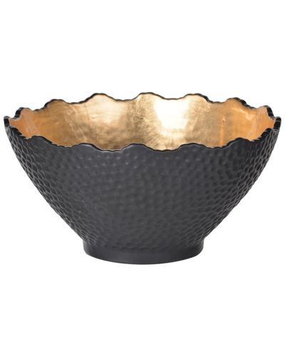 R16 Home Metro Gilded Bowl Small In Gold