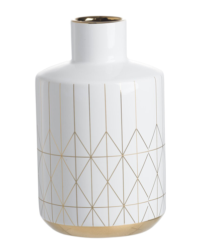 R16 Home Argyle Vase In White