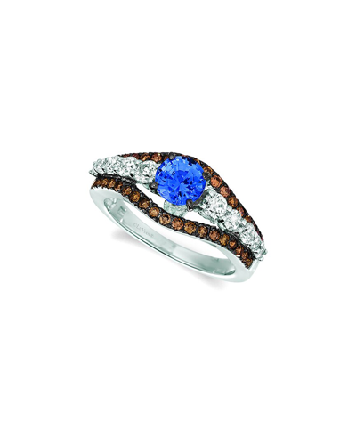 Le Vian ® 14k Vanilla Gold® 1.84 Ct. Tw. Diamond & Sapphire Ring