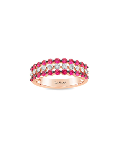 Le Vian ® 14k Strawberry Gold® 1.03 Ct. Tw. Diamond & Ruby Ring