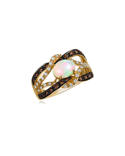 Le Vian 14k Honey Gold 1.38 Ct. Tw. Diamond & Opal Ring