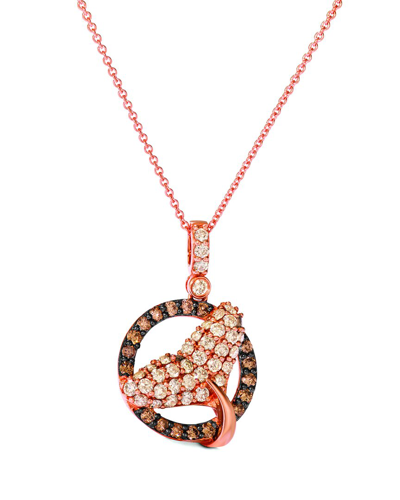 Le Vian 14k Strawberry Gold 1.00 Ct. Tw. Diamond Pendant Necklace