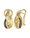LE VIAN LE VIAN® 14K HONEY GOLD™ 0.66 CT. TW. DIAMOND EARRINGS