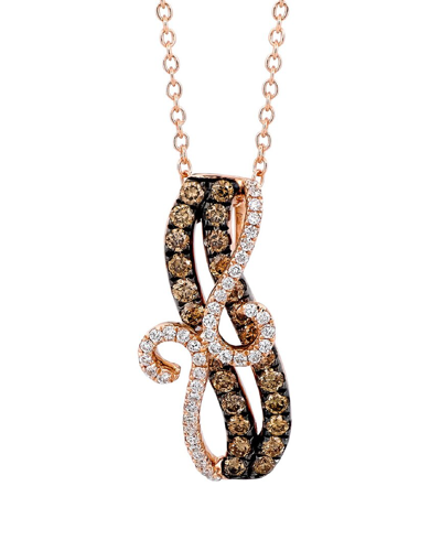 Le Vian ® 14k Strawberry Gold® 0.43 Ct. Tw. Diamond Pendant Necklace