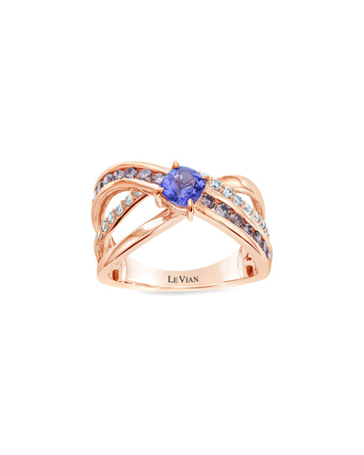 Le Vian ® 14k Strawberry Gold® 1.17 Ct. Tw. Diamond & Tanzanite Ring